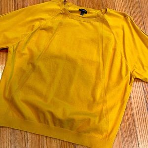 Women mustard sweater